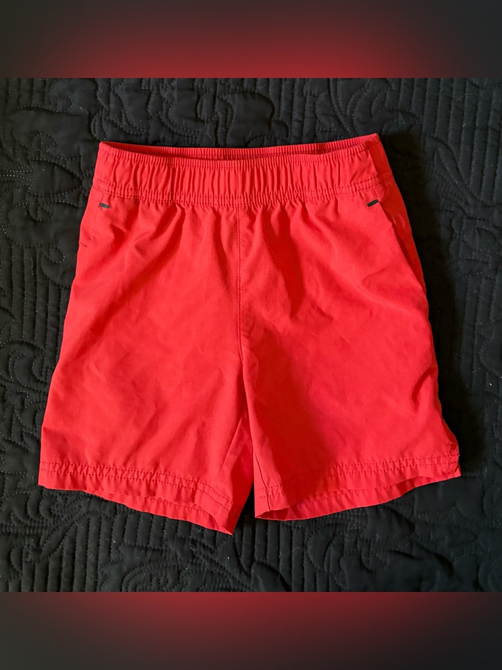 Old Navy Stretchtech Bright Red Elastic Waist Shorts Size XS (5)